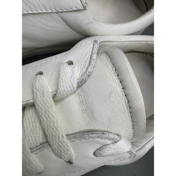 Oliver Cabell Low 1 Women's Sneakers Shoes Size 8 Italian Calfskin Leather White - Picture 12 of 13
